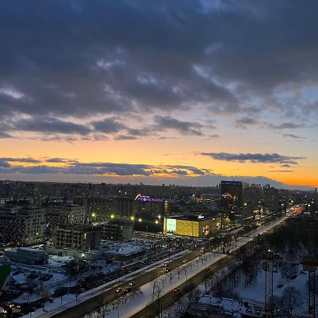 Apartament Skyscrapper Z Widokiem Na Panorame Warszawy Warschau Buitenkant foto