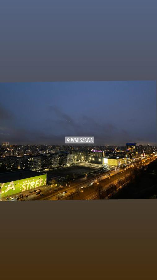 Apartament Skyscrapper Z Widokiem Na Panorame Warszawy Warschau Buitenkant foto