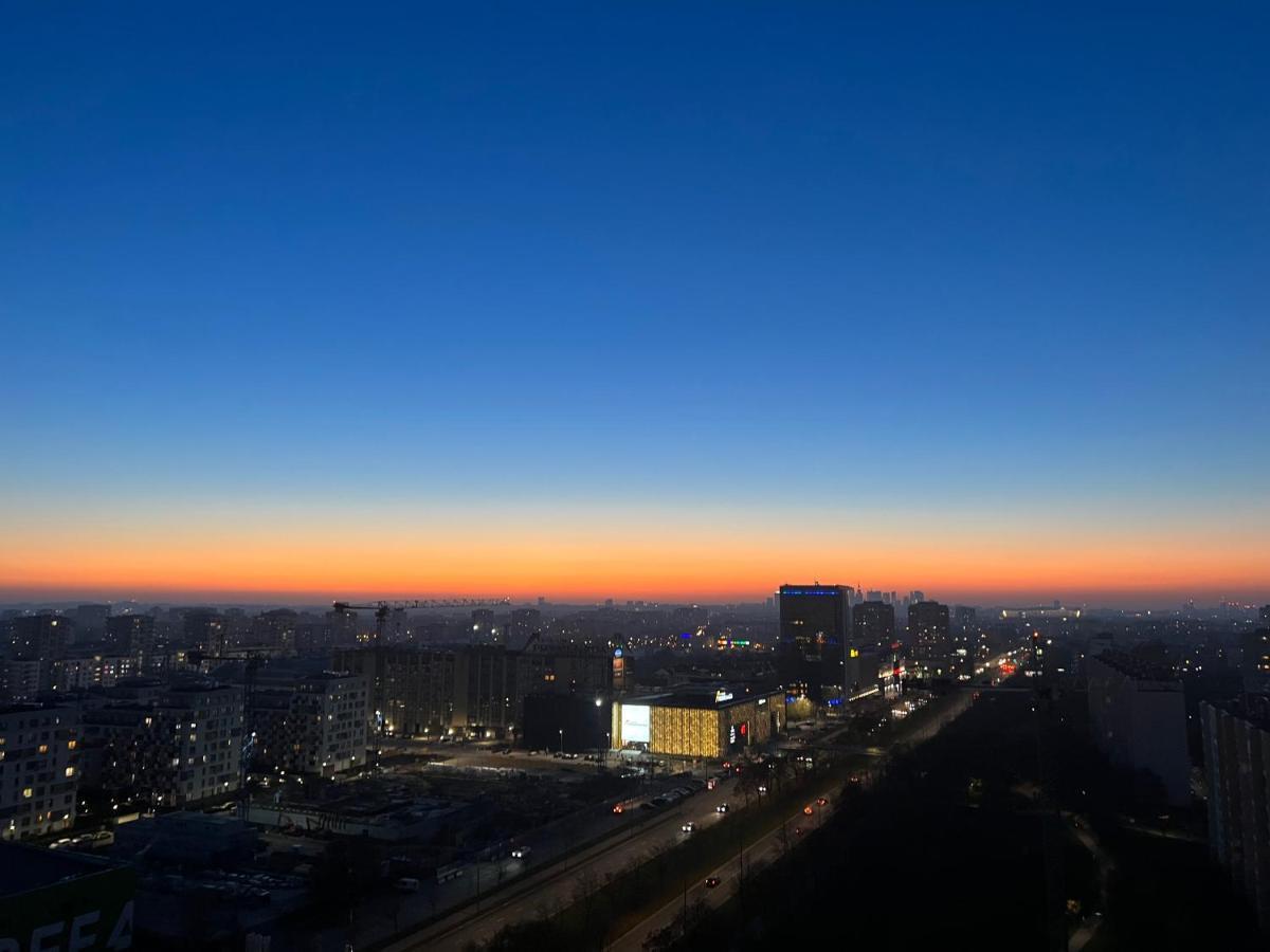 Apartament Skyscrapper Z Widokiem Na Panorame Warszawy Warschau Buitenkant foto